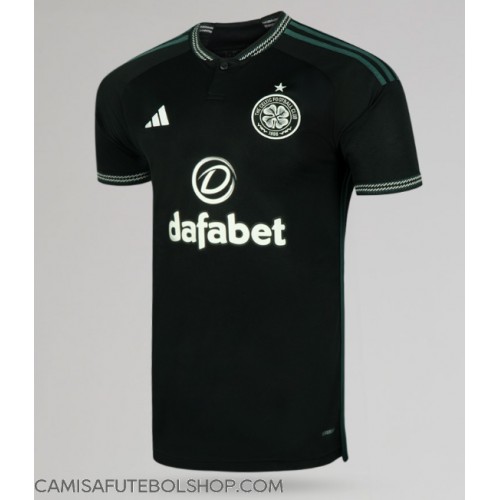 Camisa de time de futebol Celtic Replicas 2º Equipamento 2023-24 Manga Curta